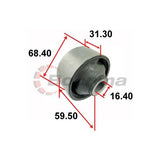 Front Lower Control Arm Bush Rear Inner fits Toyota Rav4 ACA33/Tarago ACR50 – BB-7161 – Boonma | Universal Auto Spares