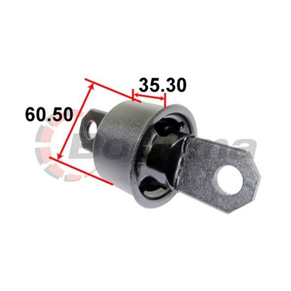 Trailing Arm Bush Rear fits Ford Focus LR/Mazda Mazda3 BK/BL/Volvo C30/S40 – BB-7188 – Boonma | Universal Auto Spares