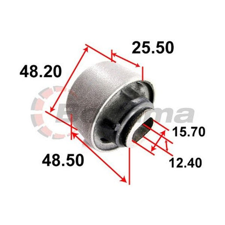 Front Control Arm Bush fits Mazda 323 BJ/Premacy CP – BB-7212 – Boonma | Universal Auto Spares