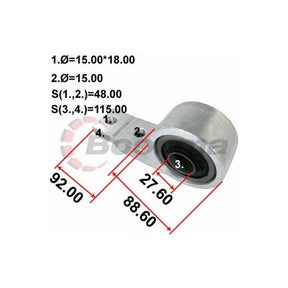 Front Control Arm Bush fits Nissan XTrail T30 01-07 – BB-7221 – Boonma | Universal Auto Spares