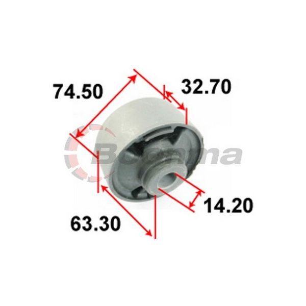 Front Lower Control Arm Bush Rear fits Honda Odyssey 3.5L – BB-7250 – Boonma | Universal Auto Spares