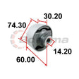 Front Control Arm Bush fits Honda Accord CL9/CM5/6 – BB-7286 – Boonma | Universal Auto Spares