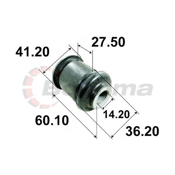 Front Control Arm Bush fits Misubishi Lancer CG/CH 2.0/2.4L – BB-7322 – Boonma | Universal Auto Spares