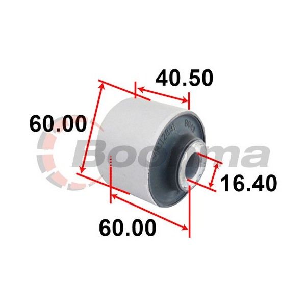 Trailing Arm Bush Rear fits Mitsubishi Pajero NJ/NK/NL 60mm – BB-7338 – Boonma | Universal Auto Spares