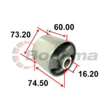 Trailing Arm Bush Rear fits Mitsubishi Pajero NM-NW 00-15 – BB-7343 – Boonma | Universal Auto Spares