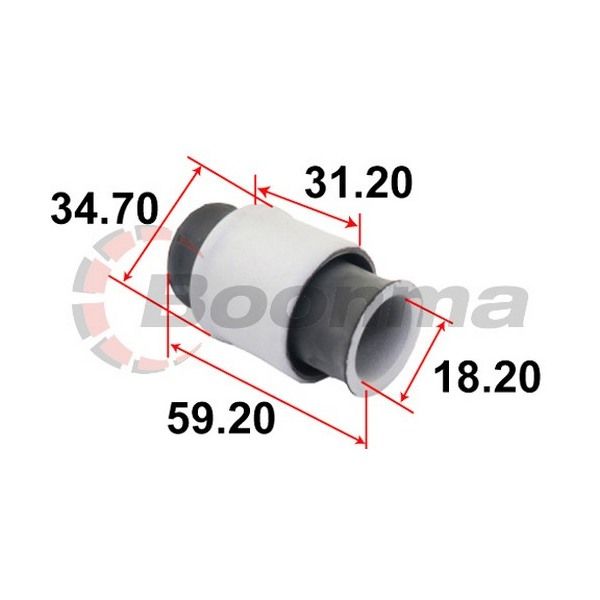 Front Control Arm Bush fits Nissan Cube/Micra/Tiida -Up B – BB-7351 – Boonma | Universal Auto Spares