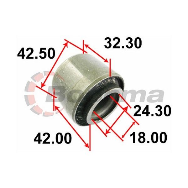 Trailing Arm Bush fits Nissan Murano Z50 3.5L – BB-7358 – Boonma | Universal Auto Spares