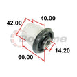 Front Control Arm Bush fits Nissan Elgrand E50/Pathfinder R50 – BB-7365 – Boonma | Universal Auto Spares