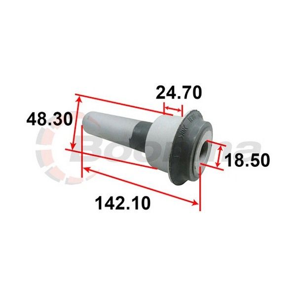 Front Crossmember Bush fits Nissan Dualis J10/XTrail T31 – BB-7367 – Boonma | Universal Auto Spares
