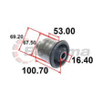 Front Diff Mount Bush fits Jeep Commander XH/Grand Cherokee WK 06-10 – BB-7378 – Boonma | Universal Auto Spares