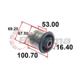 Front Diff Mount Bush fits Jeep Commander XH/Grand Cherokee WK 06-10 – BB-7378 – Boonma | Universal Auto Spares