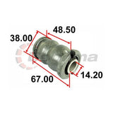 Front Control Arm Bush fits Daihatsu Terios J100/102 1.3 – BB-7399 – Boonma | Universal Auto Spares