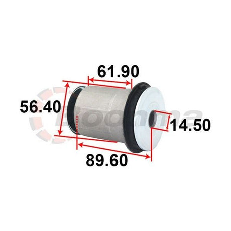 Front Control Arm Bush fits Toyota Prado 120ser 03-09 – BB-7411 – Boonma | Universal Auto Spares