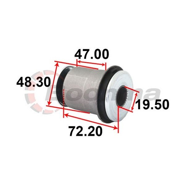 Front Control Arm Bush fits Toyota Prado 120ser 03-09 – BB-7412 – Boonma | Universal Auto Spares