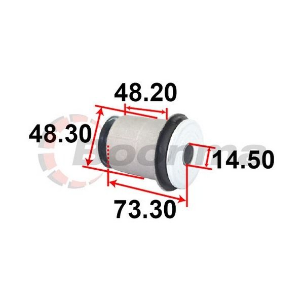 Front Control Arm Bush fits Toyota Hilux KUN26 05-16 – BB-7416 – Boonma | Universal Auto Spares