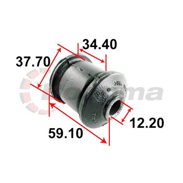 Front Lower Control Arm Bush fits Daewoo Lacetti J200 – BB-7423 – Boonma | Universal Auto Spares