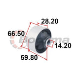 Front Control Arm Bush fits Kia Rio JB/UB 1.4/1.6L – BB-7426 – Boonma | Universal Auto Spares