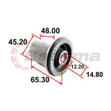 Front Lower Control Arm Bush fits Suzuki Vitara SE416/X90 – BB-7433 – Boonma | Universal Auto Spares