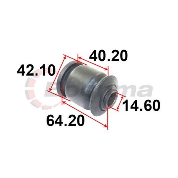 Front Lower Control Arm Bush Rear fits Suzuki Vitara SE416/X90 – BB-7434 – Boonma | Universal Auto Spares
