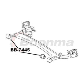 Trailing Arm Bush Rear fits Daihatsu Sirion M301S/Echo NCP – BB-7445 – Boonma | Universal Auto Spares
