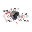 Diff Mount Bush fits Jeep Commander XH/Grand Cherokee WK 06-10 – BB-7469 – Boonma | Universal Auto Spares