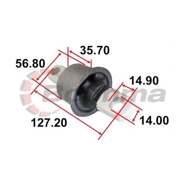 Diff Mount Bush fits Jeep Commander XH/Grand Cherokee WK 06-10 – BB-7469 – Boonma | Universal Auto Spares