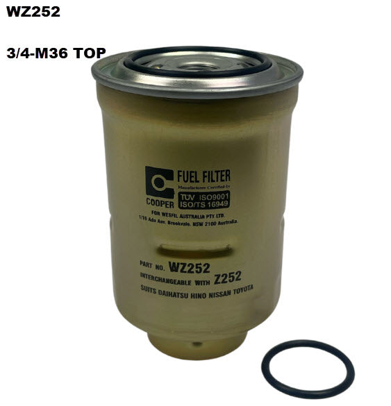 Diesel Fuel Filter Z252/380 Toyota WZ252 - Cooper
