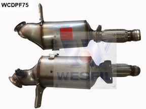 Diesel Particulate Filter (DPF) RPF294 Fits VW WCDPF75 - Wesfil