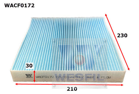 Cabin Filter RCA227P Fits Ford/Mazda WACF0172 - Wesfil | Universal Auto Spares