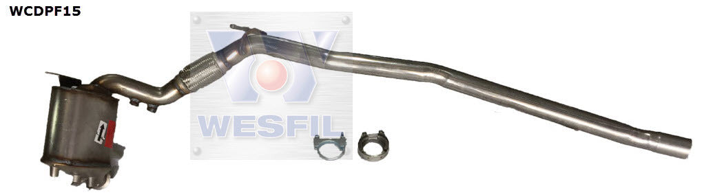 Diesel Particulate Filter (DPF) RPF216 Fits Audi WCDPF15 - Wesfil | Universal Auto Spares