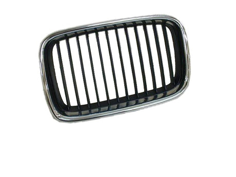 Front Grille (LHS, Black) BMW 3 Series E36 1991 - 1996 BM3S-GRI-87L - Sterling Parts