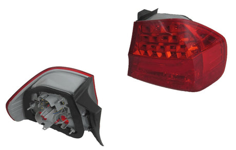 Tail Light (Outer, RHS) with Red LED BMW 3 Series E90 2008 - 2011 BM3S-TAL-24R - Sterling Parts