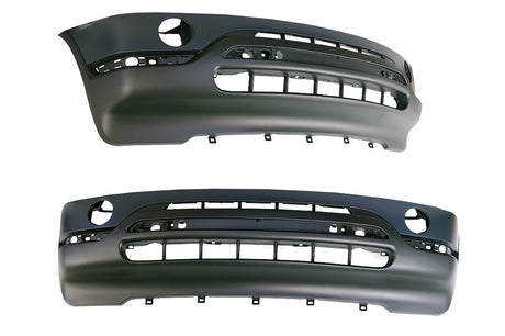 Front Bumper Bar Cover (with Washer Jet Sensor Holes) BMW X5 E53 2000 - 2003 BMX5-BAR-03F - Sterling Parts