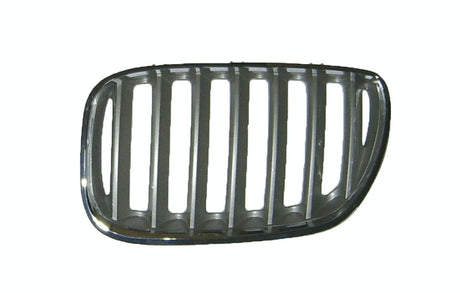 Front Grille (LHS, Silver Grey & Chrome) BMW X5 E53 2003 - 2007 BMX5-GRI-04L - Sterling Parts