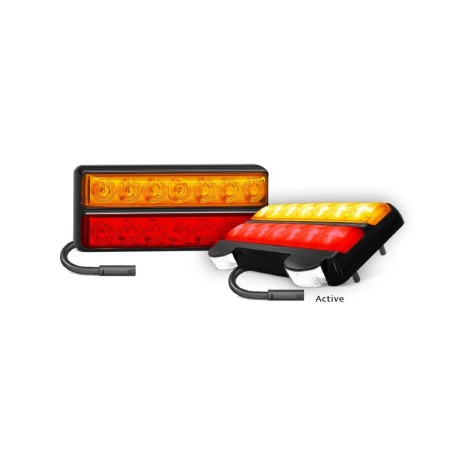 Boat Trailer Lamps 112 Volt LHS & RHS Twin Blister 207BARLP2 - LED AutoLamps