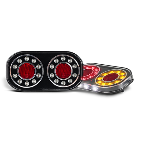 Boat Trailer Lamps 12 Volt, LHS & RHS Twin Blister 209GARLP2 - LED AutoLamps