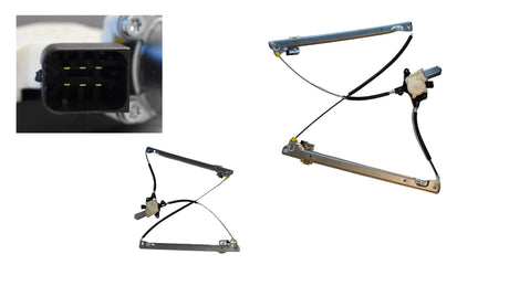 Front Window Regulator RHS (6-Pin, With Motor) Mercedes-Benz Vito W639 Series 1/2 04/2004 - 12/2015 BZVT-WIR-11R - Sterling Parts