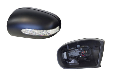 Door Mirror Cover (LHS) with LED Blinker & Puddle Light Mercedes-Benz E-Class W211 2002 - 2009 BZW2-DOM-32L - Sterling Parts