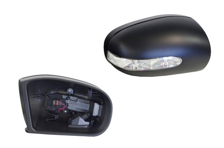 Door Mirror Cover (RHS) with LED Blinker & Puddle Light Mercedes-Benz E-Class W211 2002 - 2009 BZW2-DOM-32R - Sterling Parts