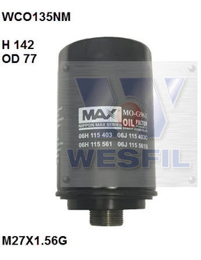 Oil Filter Z793 Fits Audi/VW WCO135NM - Wesfil