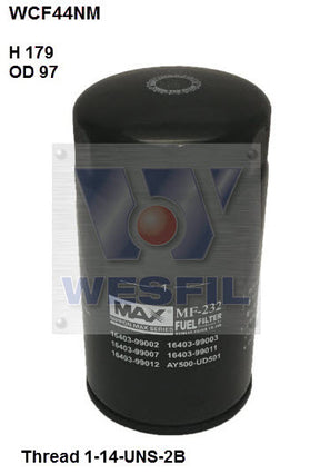 Diesel Fuel Filter Z51 Fits Nissan WCF44NM - Wesfil