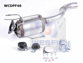 Diesel Particulate Filter (DPF) RPF258 Fits Audi/VW WCDPF46 - Wesfil
