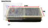 Cabin Filter RCA246P Fits Mazda WACF0151 - Wesfil | Universal Auto Spares