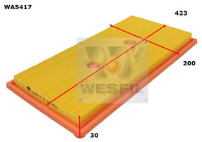 Air Filter Fits Mercedes WA5417 - Wesfil