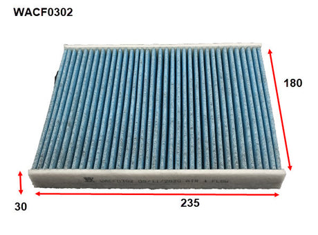 Cabin Filter Fits Lexus WACF0302 - Wesfil | Universal Auto Spares