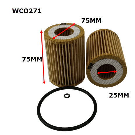 Oil Filter Fits GWM WCO271 - Wesfil | Universal Auto Spares