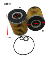 Oil Filter R2563P Fits Hino WCO150 - Wesfil | Universal Auto Spares