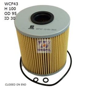 Diesel Fuel Filter R2607P Fits Isuzu WCF43 - Wesfil