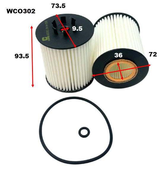 Oil Filter R2983P Mercedes WCO302 - Cooper - Cooper