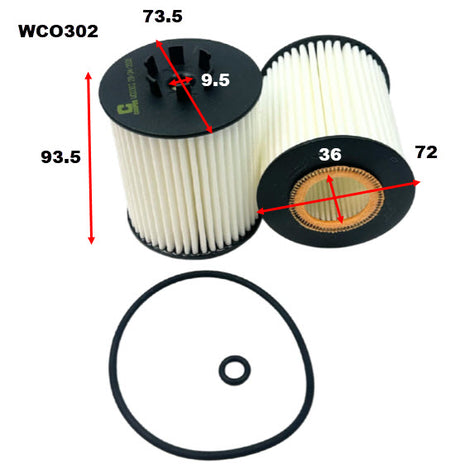 Oil Filter R2983P Mercedes WCO302 - Cooper